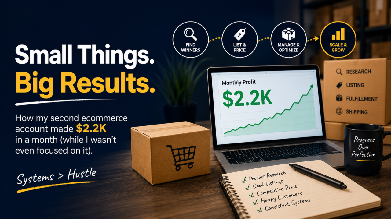 What I Learned From Growing a Second Ecommerce Account