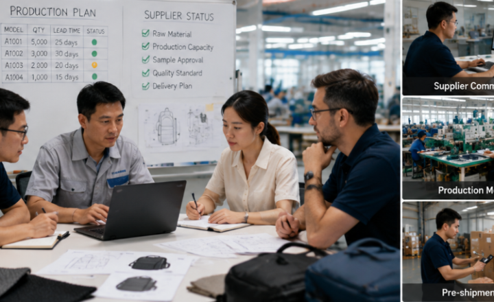 Supplier production line used for sourcing and production coordination